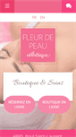 Mobile Screenshot of fleurdepeauesthetique.com